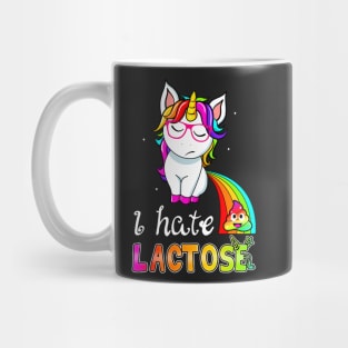 Lactose Intolerance Unicorn Mug